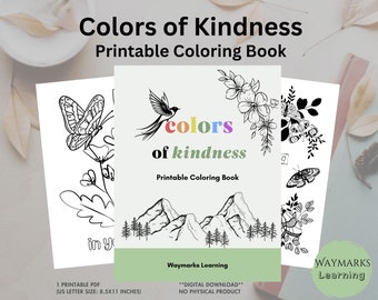 Farben der Freundlichkeit Malbuch zum Ausdrucken