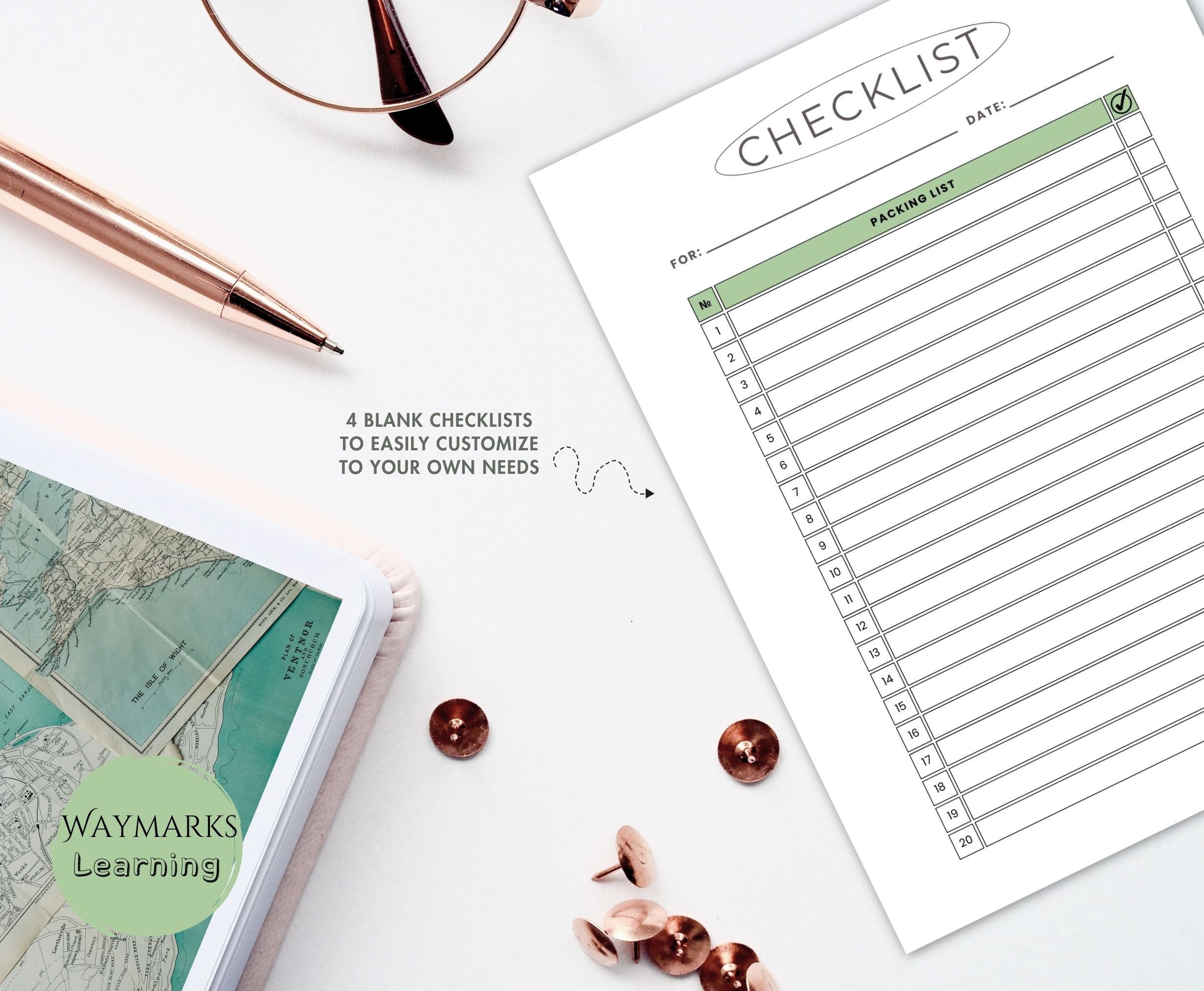 Printable Family Travel Packing Checklists Set of 4 baby, Toddler, Kids ...