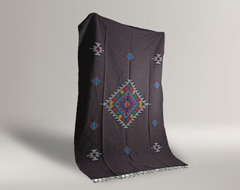 Authentic Moroccan Handmade Rug, Berber Handmade Carpet.