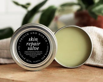 Skin Repair Herbal Salve | Comfrey and Plantain