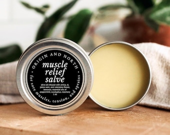 Muscle Relief Herbal Salve | Arnica, St. Johns Wort, Calendula