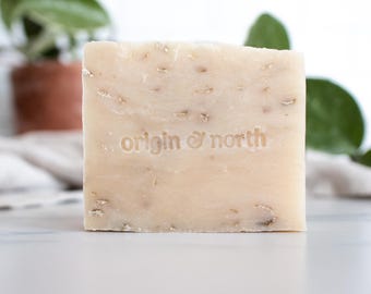 Oatmeal Goat Milk Soap Bar, All Natural Soap