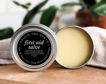 First Aid Herbal Salve | Yarrow and Plantain