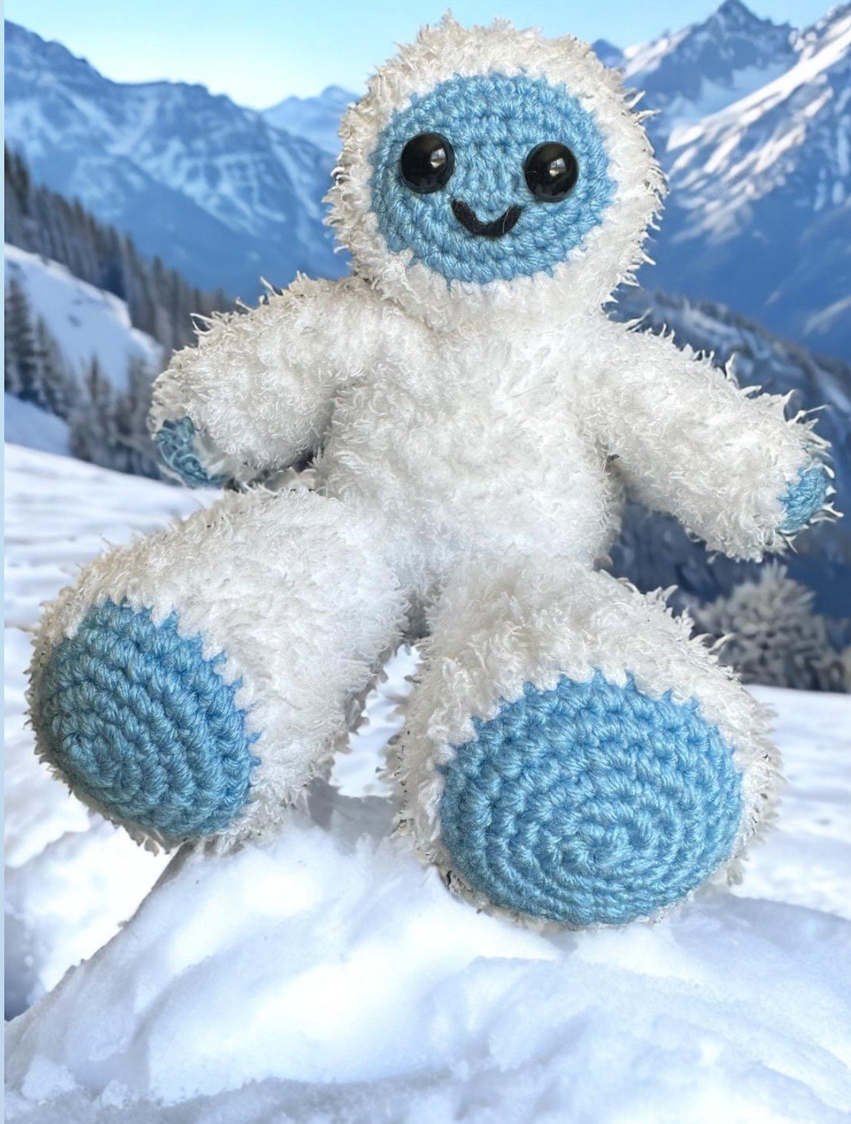 Abominable - Peluche Yeti Everest avec la Bouche Fermée - 22cm - Qualitè  Super Soft