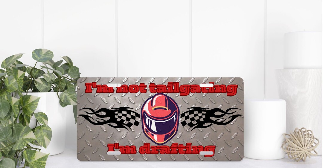 Funny Tailgating License Plate Sublimation Design Digital Etsy