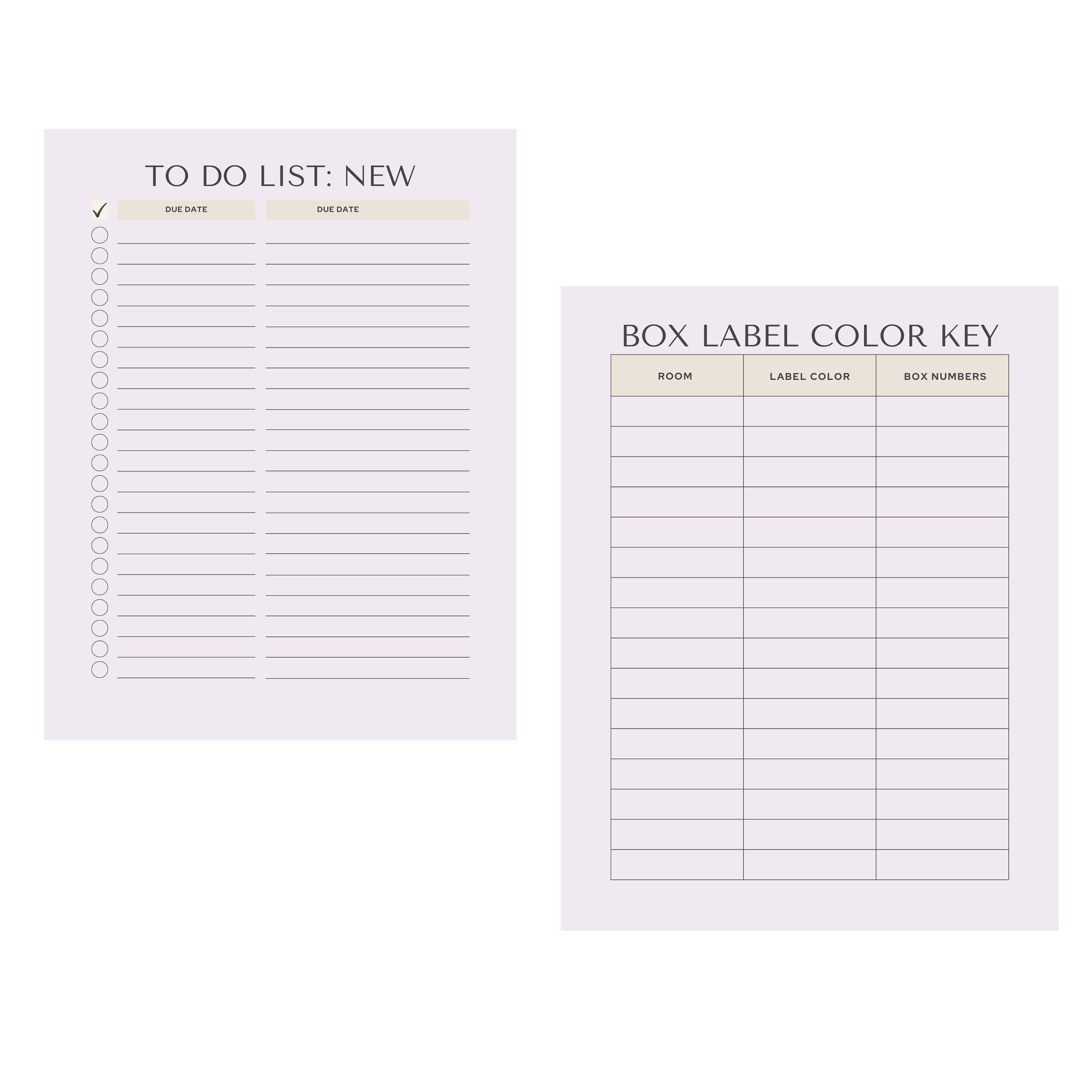 Printable Relocation Planner, Move Out Planner, Moving Checklist, Moving Guide, Digital Planner ...
