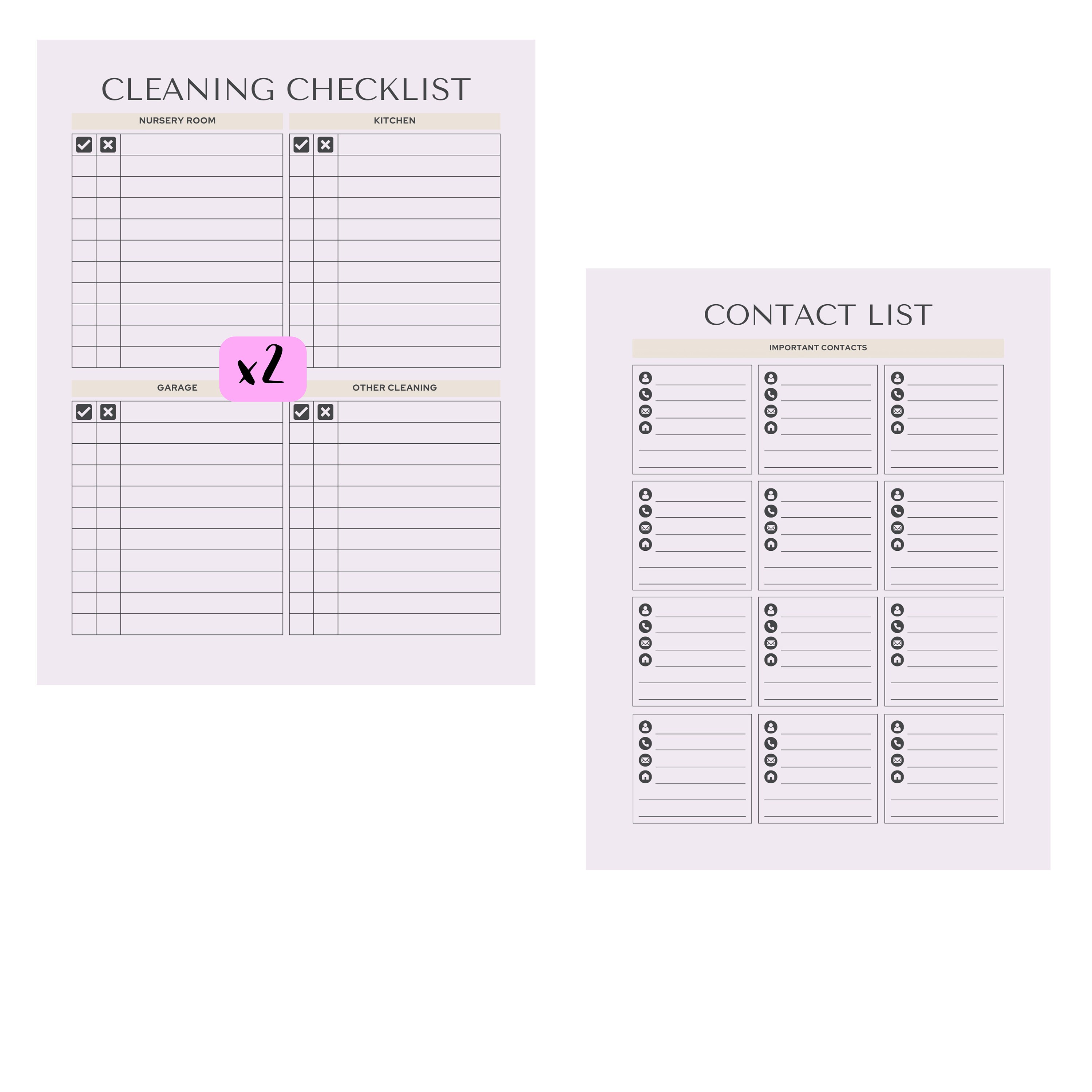 Printable Relocation Planner, Move Out Planner, Moving Checklist, Moving Guide, Digital Planner ...