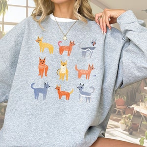Fox Sweatshirt, Fox Mom Crewneck, Cottage Core Sweatshirt, Fox Shirt, Cute Fox Print, Forestcore, Cottagecore, Fox Lovers Gift, Foxful
