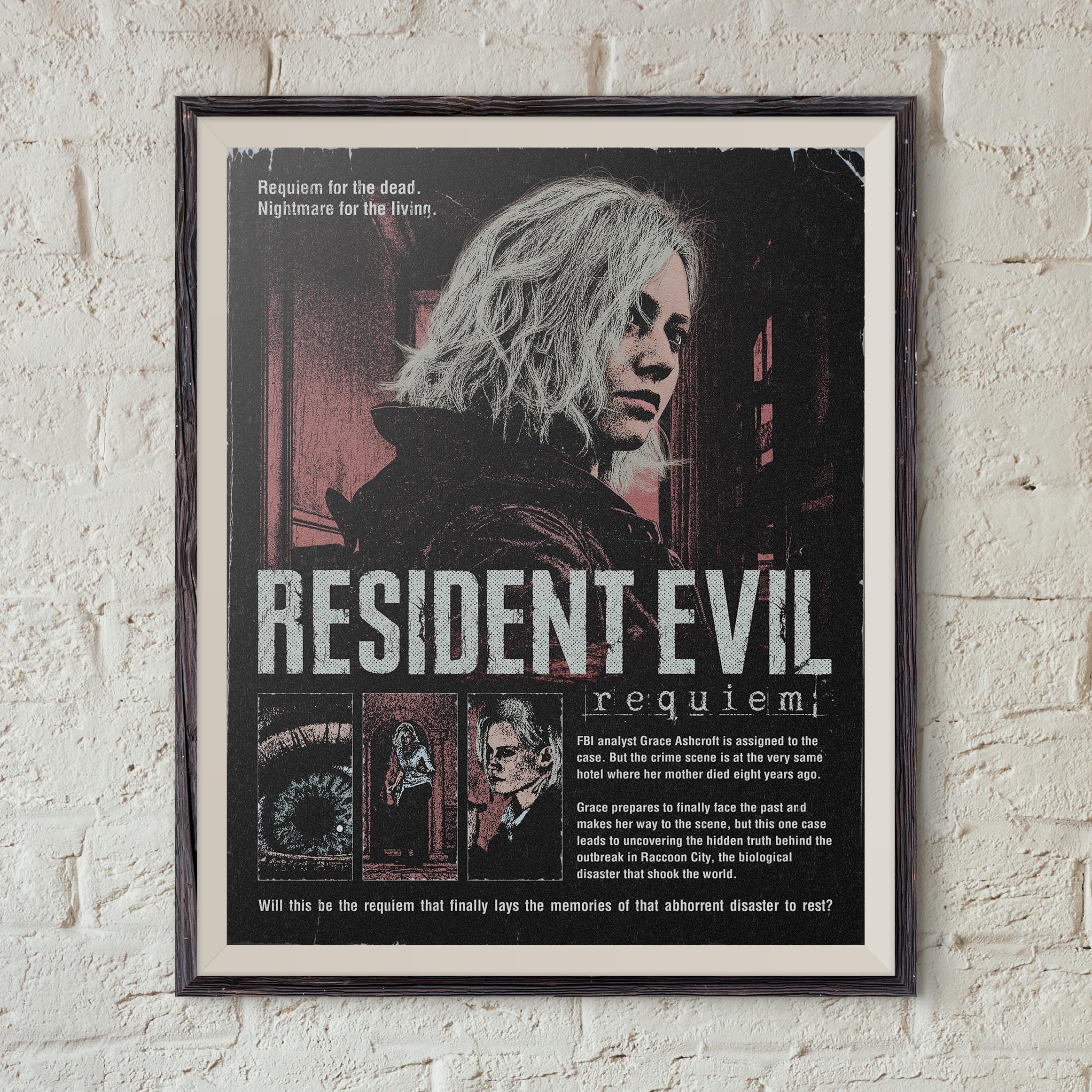 レジデントイービル レクイエム ポスター A3 Resident Evil Requiem - promotional A3 Poster - Resident Evil