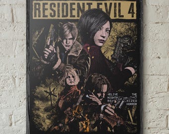 バイオハザード4 リメイク、ポスタープリント - Etsy 日本