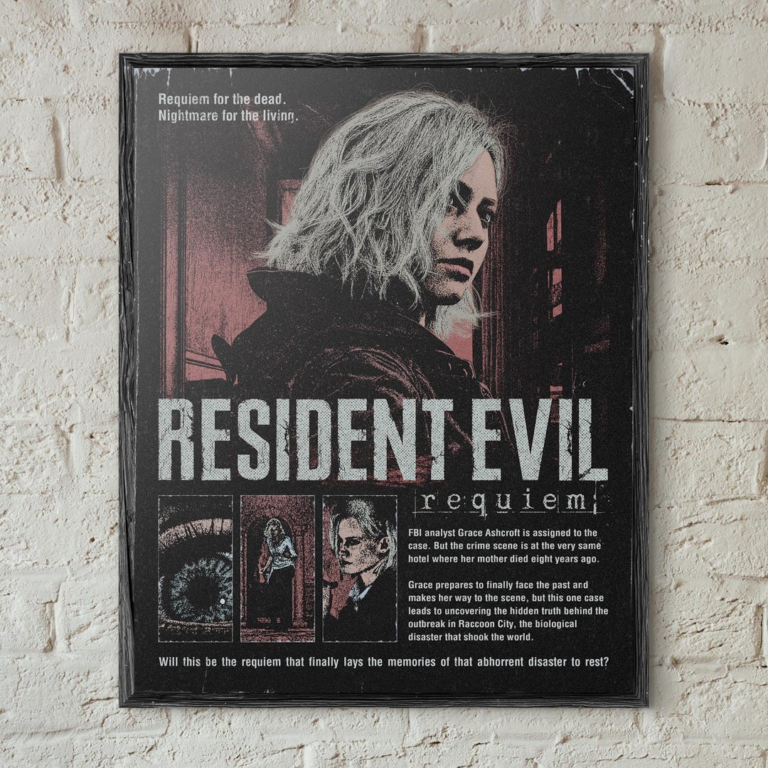 Resident Evil Requiem Print - Etsy
