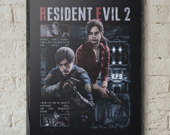 Resident Evil 2 Fanart Print
