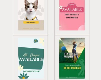 Sign for your shop for &quot;do not purchase&quot; items, shop photo, store photo, online store cover photo