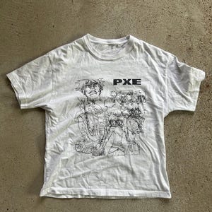 Ecco2k PXE Drain Gang Bladee Yung Lean Thaiboy Digital Unisex Oversized Boxy Tee