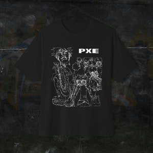 Ecco2k PXE Drain Gang Bladee Yung Lean Thaiboy Digital Unisex Übergroßes Boxy Tee