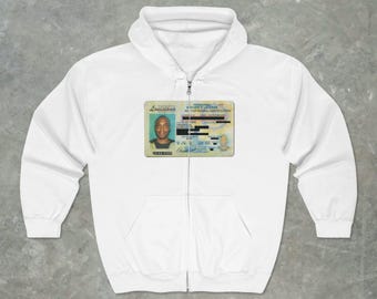 Chaqueta con cremallera completa y licencia de veterano de Jpegmafia