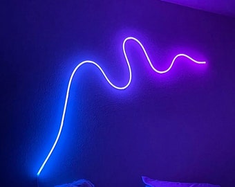 Multicolor RGBIC Neon Strip Lights - LED Strip Light - Color Changing Neon Strip - DIY Neon Strip Light - Aesthetic Home Decor