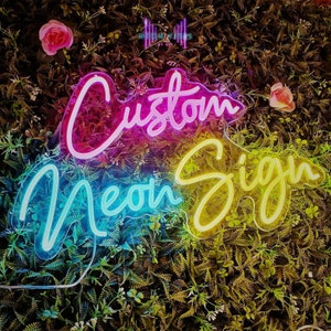Custom Neon Sign - Wedding Neon Sign - Wall Decor - Office Decor