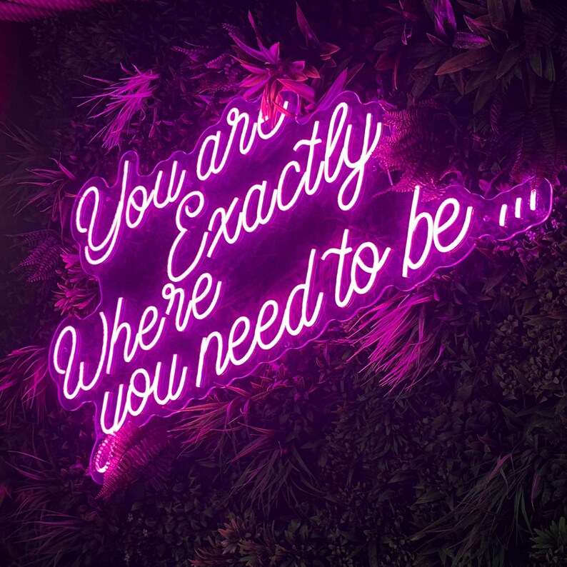 Inspirational Neon Sign Motivational Neon Sign Quote Neon Sign Custom