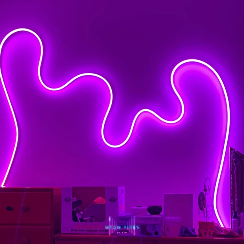 Multicolor RGBIC Neon Strip Lights LED Strip Light Color Etsy