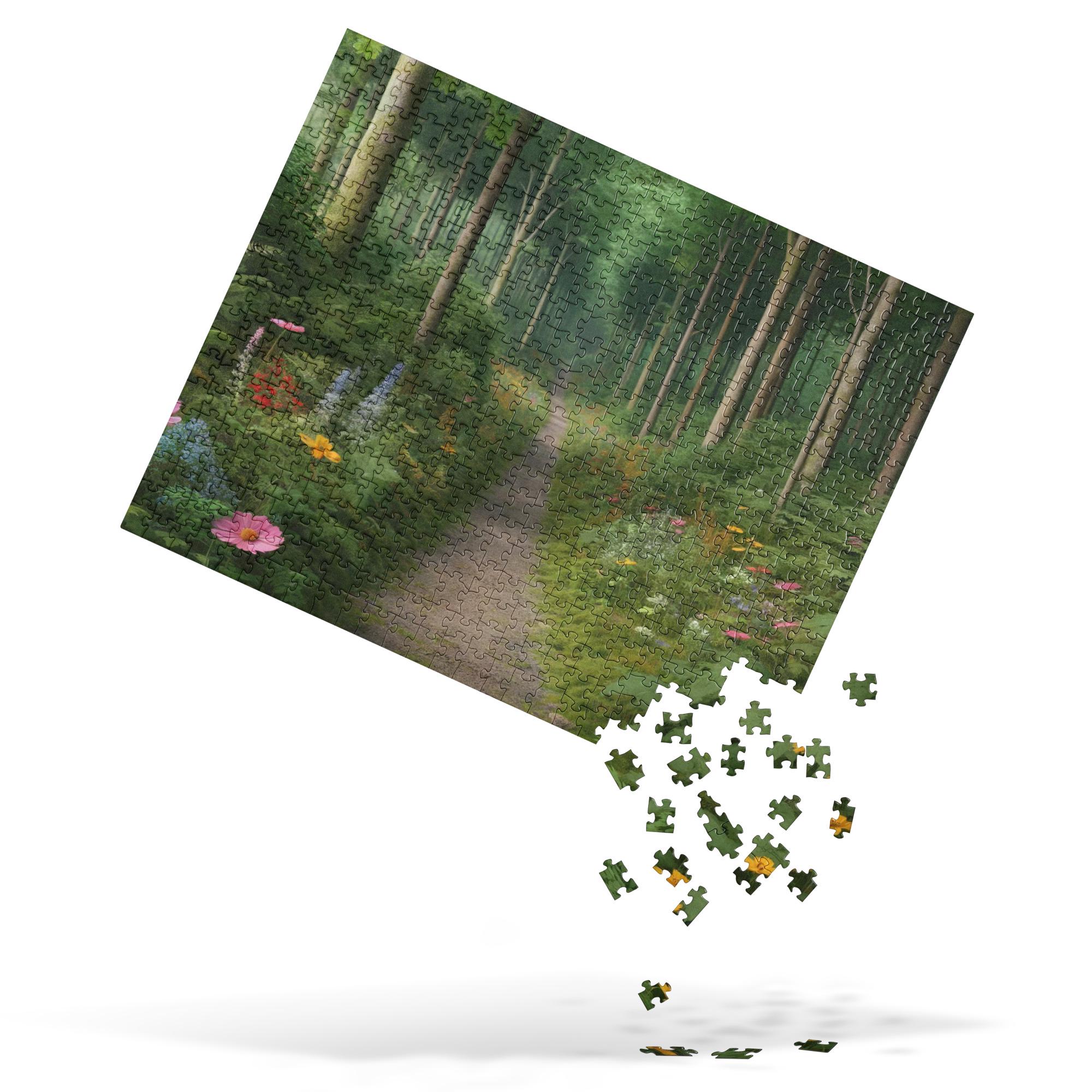 Jigsaw Puzzle Forest - Etsy Canada