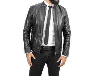 Leather jacket for men's Réf CS005