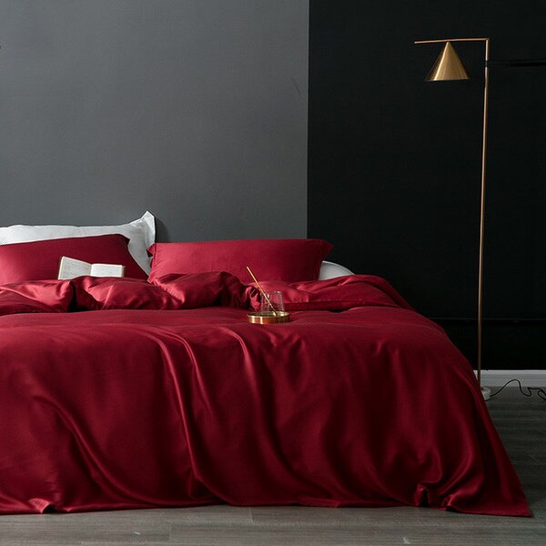 Silk Bedding Set Etsy