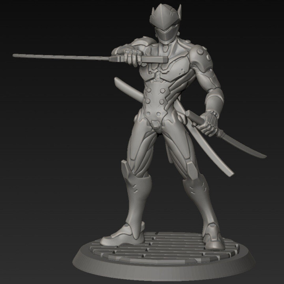Cool Video Game Character Figure Fan Art Stl 3d Printing File Etsy