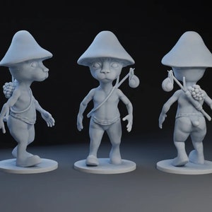 3D file The Smurfs 3D Model - Brainy Smurf fan art printable model