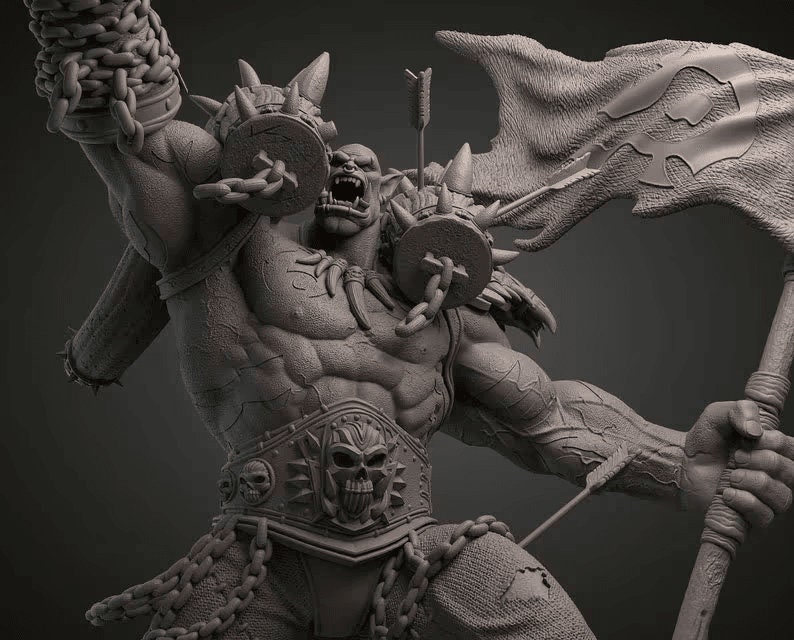 Kratos -God Of War Ragnarok fanart 3D model 3D printable