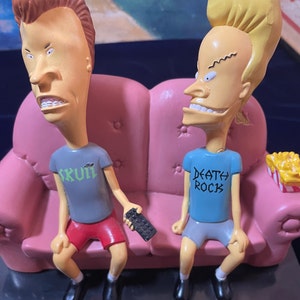1995 Beavis and Butthead Talking Figurines on a Sofa - Etsy