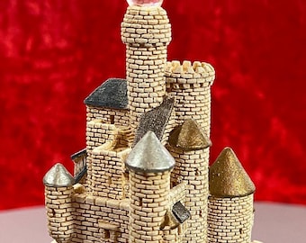 Vintage Miniature Castle of Avalon by John Hopkins Enchanted City #381