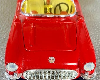 Vintage model  1957 Red Corvette convertible  Scale SS7708