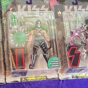 Vintage Rare KISS Ulta-Action Figures (set of 4) by McFarlane Toys.