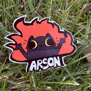 Arson Kitty Sticker