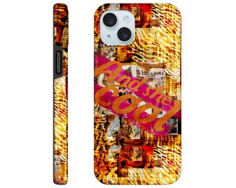 Leopard Glamour Collage Phone Case, Y2K Aesthetic, Cool Girl iPhone 15 14 13 12 11 Pro Max 8 Plus X