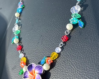 Beaded Garden Party Necklace