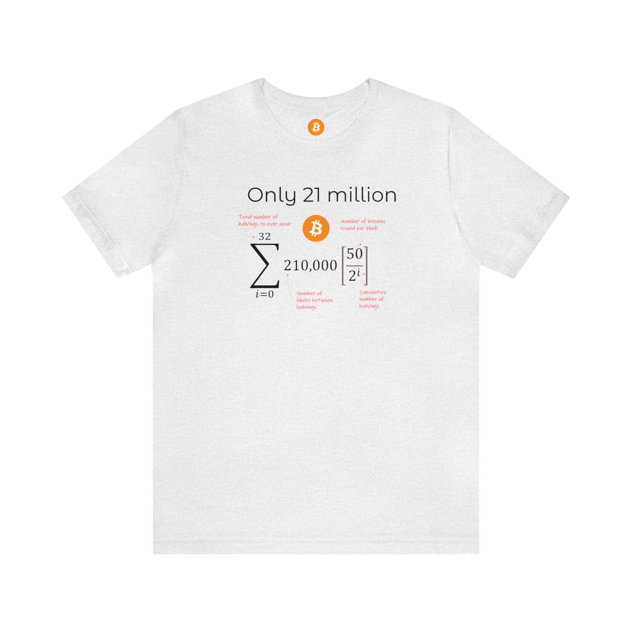 Bitcoin. Only 21 Million. HODL. Unisex Jersey Short Sleeve Tee - Etsy