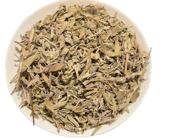 Hojas de salvia secas