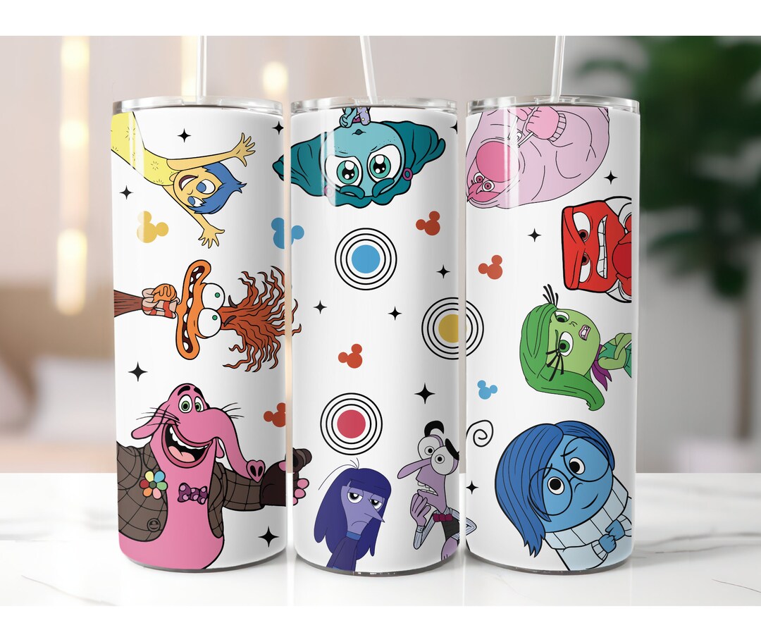 Inside Out 2 Mom Kid Pre Teen Teenager Stainless Steel Tumbler 20 Oz ...