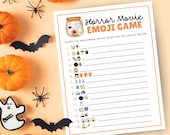 Halloween Emoji Game for Halloween Party Game Printable Halloween Games for Kids Teens and Adults, Halloween Activities Halloween Pictionary
