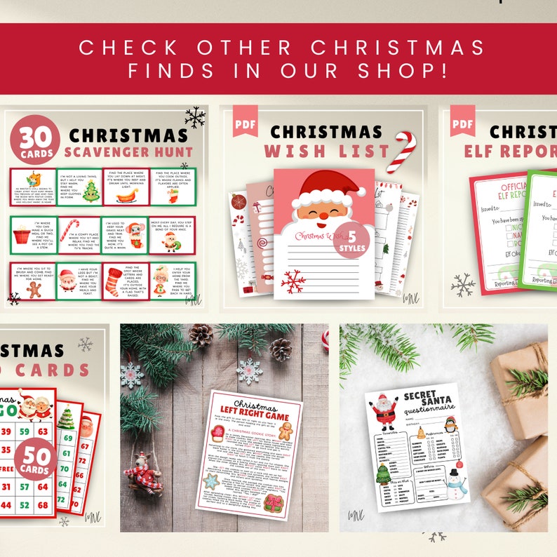 Brev från jultomten, fin lista, certifikatpaket för julafton, julgransbrev, redigerbar mall för jultomten, brev till Nordpolen, jultomten bild 10