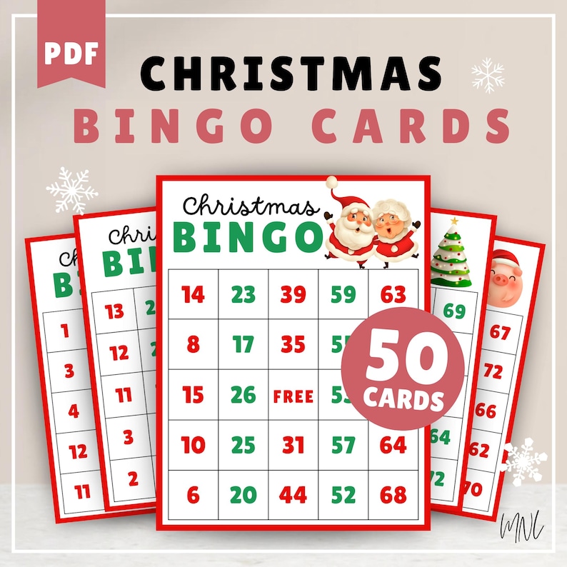 Christmas Bingo Cards for Christmas - Il 794xN.6496391589 Bpe9