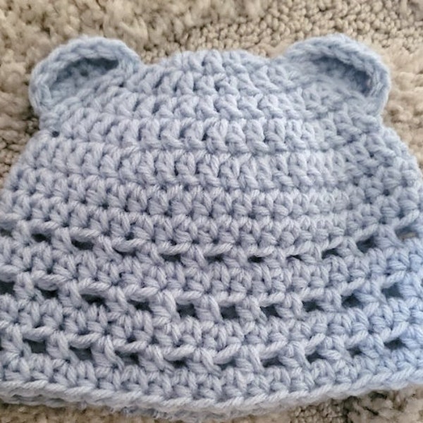 Cute Quick Baby Hat Crochet Pattern