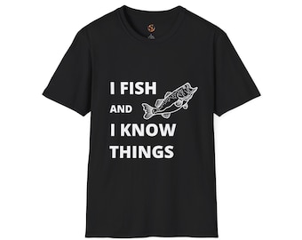 Fishing T-Shirt, Fisherman Gift, Fishing Apparel, Fish Lover Tee, Fishing Enthusiast Shirt