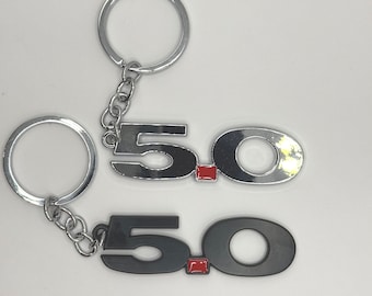 5.0 Badge Keychain