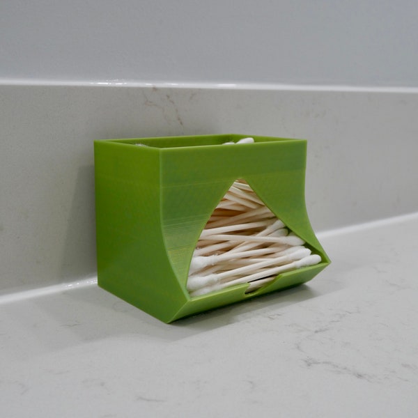 Qtip dispenser/cotton swab holder, available in 6 colors