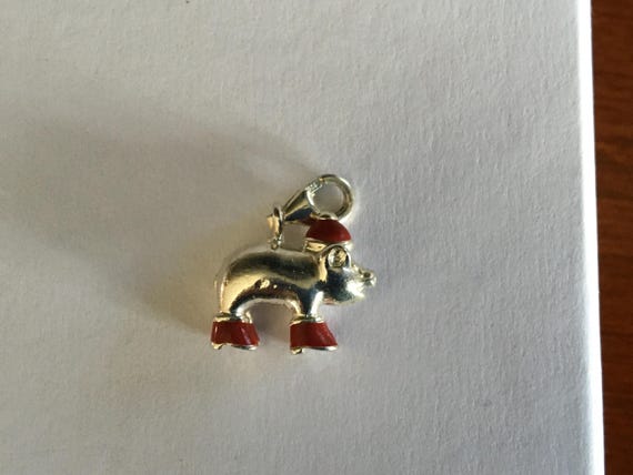 ONE Authentic Thomas Sabo Pig in Red boots with R… - image 2