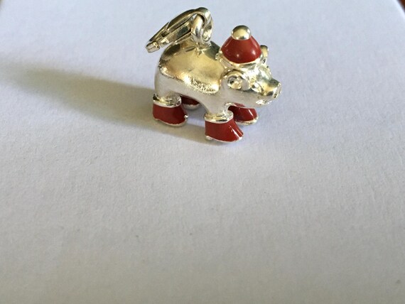 ONE Authentic Thomas Sabo Pig in Red boots with R… - image 3