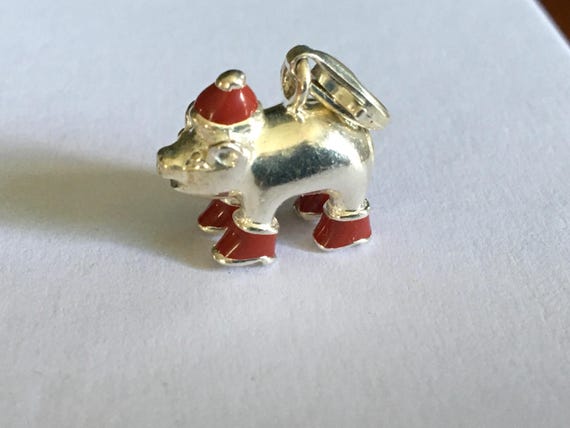 ONE Authentic Thomas Sabo Pig in Red boots with R… - image 4